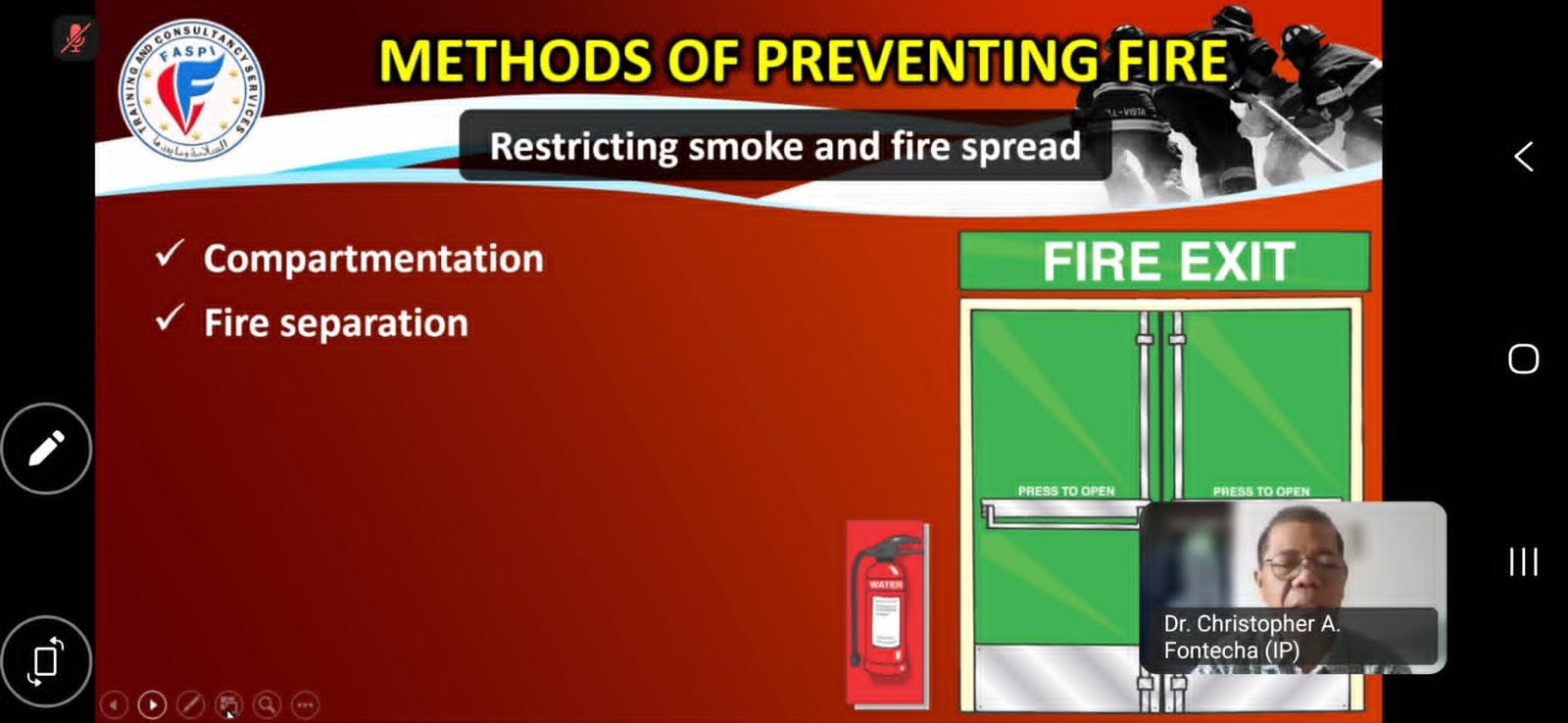 FIRE SAFETY TRAINING